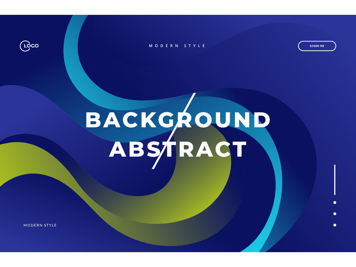3D Navy Blue Aesthetic Abstract Background