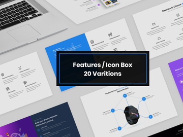 20 Features / IconBox Design Web-UI Kit