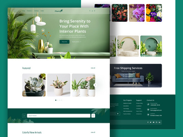 Plant Shop Landing Page