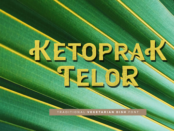 Ketoprak Font