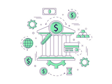 Banking Vector Free Illustration