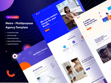 Netro - Multipurpose Agency  Web UI Template