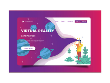 [Vol. 02] Website Illustration set - Landing Page