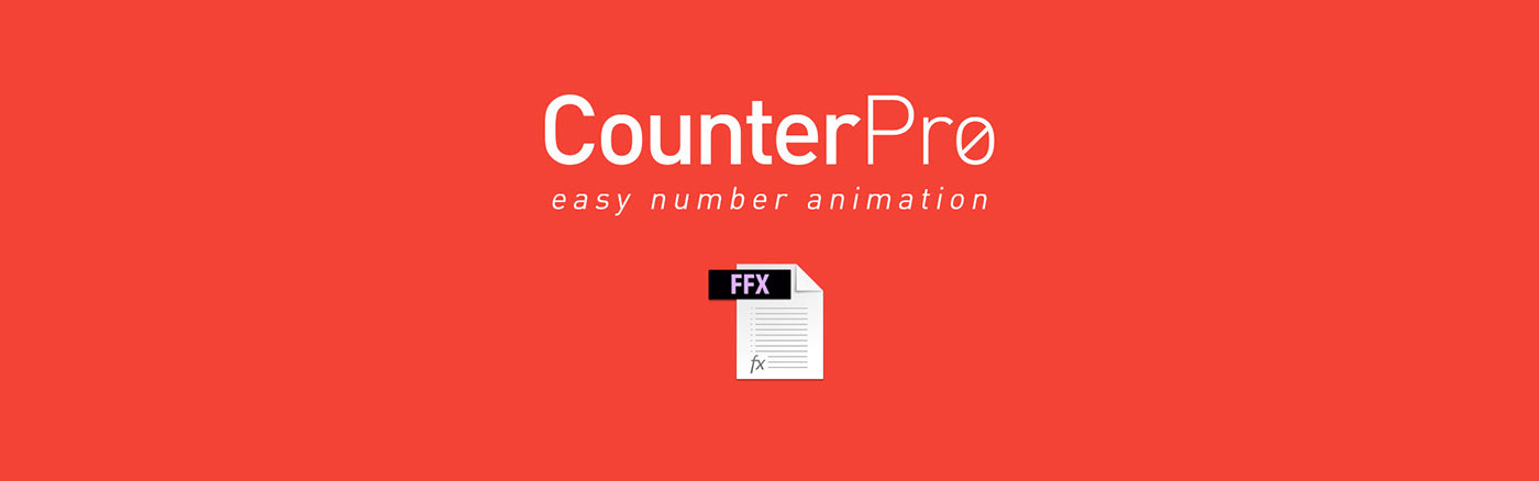 CounterPro - 免费AE预设(CounterPro - Free AE Preset)插图