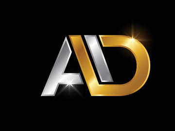 Initial Letter A D Logo Design Vector. Graphic Alphabet Symbol For Corporate Business Identity