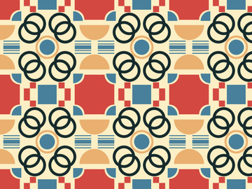 Seamless geometric pattern