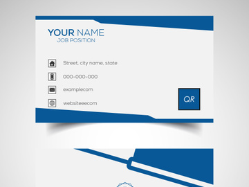 10 Double-sided creative and modern business card template. Vector illustration