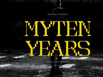 Myten Years | Display Serif Font