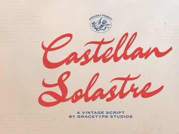 Castellan Solastre | Vintage Script
