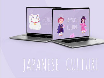 Pastel Cute Japan - Google Slides / Powerpoint Template
