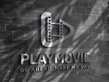 Playmovie Logo Design