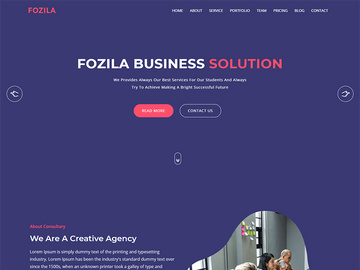 Fozila Consulting Business HTML Template
