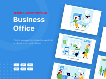[Part 36] Business Vector Scenes
