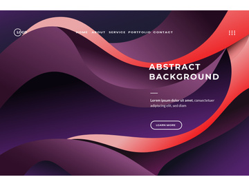 Abstract Background Dynamic Wave Colorful