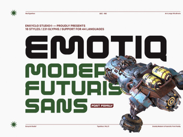 EMOTIQ - Modern & Futuristic Sans