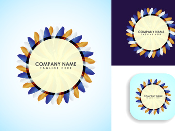 Feather logo design vector template. Feather logo for a writer or publishers.