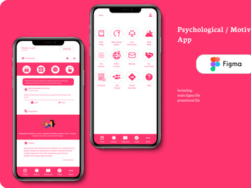 Psychologist/Motivational Apps UI Kits
