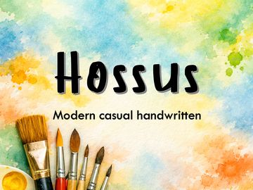 Hossus – Modern Casual Handwritten Font - (TTF)