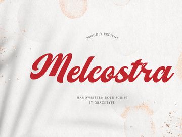 Melcostra | Handwritten Bold Script
