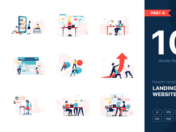 [Part 4] Website illustrations set