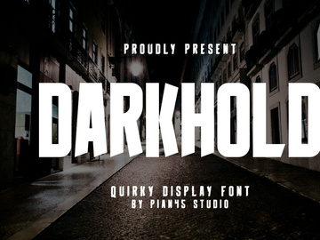 Darkhold - Quirky Display Font