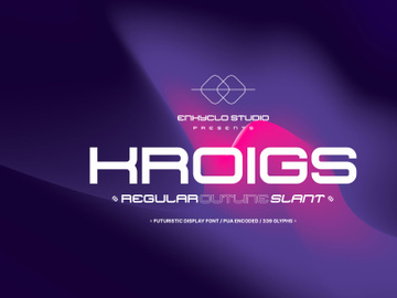 KROIGS - Futuristic Font