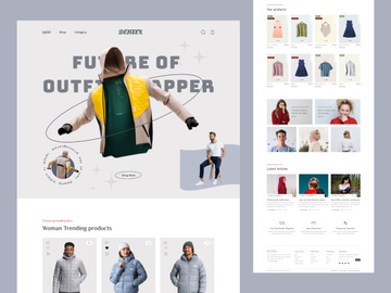 Fashion Shop Landing Page