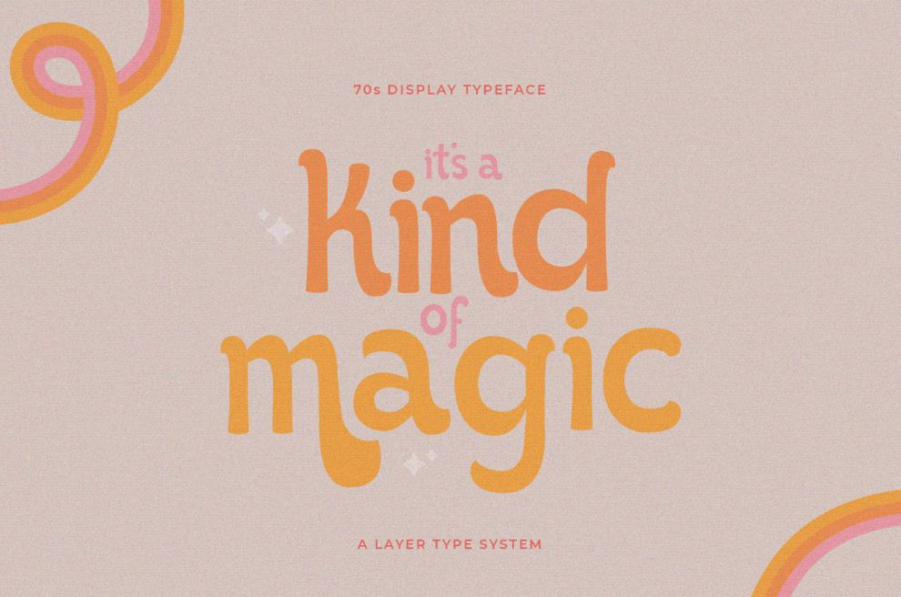 It's kind of magic - 免费字体(IT'S KIND OF MAGIC - FREE FONT)插图