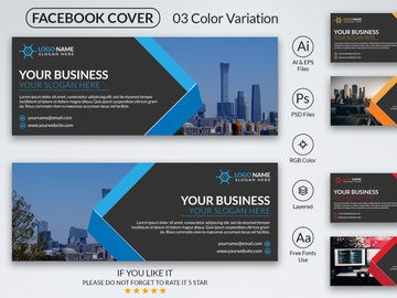 Corporate Facebook Cover Design Template