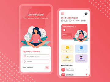 Meditation App UI