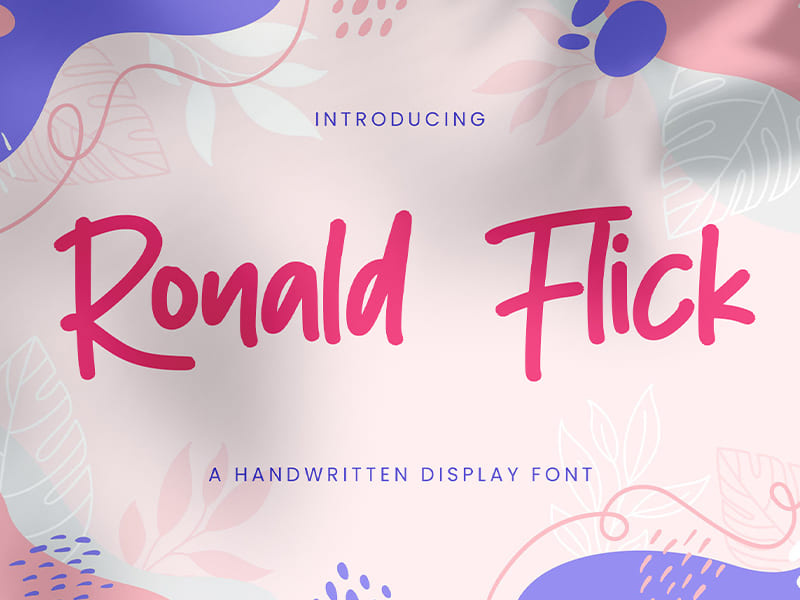 Ronald Flick - Handwritten Font by Stringlabscreative ~ EpicPxls