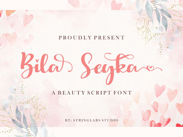 Bila Seyka - Lovely Script Font