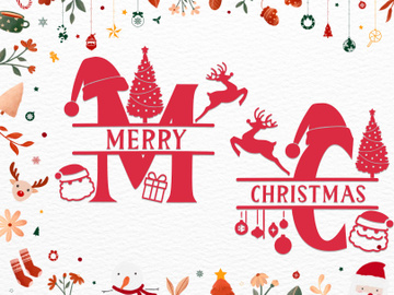 Welcome Christmas Monogram
