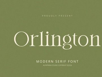 Orlington - Serif Font