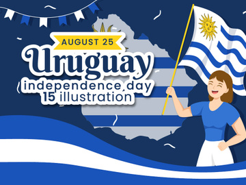 15 Happy Uruguay Independence Day Illustration