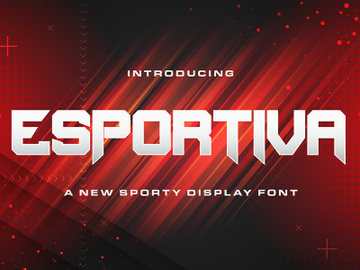 Esportiva - Sporty Display Font