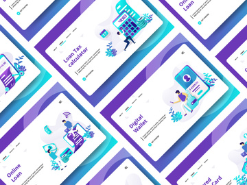 Credit And Loan Landing page template vol 2