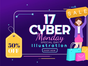 17 Cyber Monday Illustration