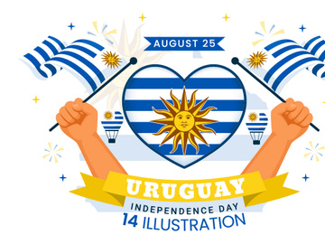 14 Uruguay Independence Day Illustration