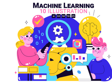 10 Machine Learning Illustration