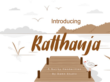 Ratthanja - A quirky Handwritten Font