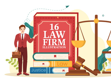 16 Law Firm Services Illustration