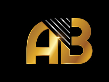 Initial Letter A B Logo Design Vector Template. Graphic Alphabet Symbol For Corporate Business Identity