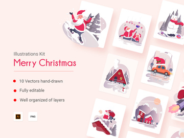 Merry Christmas Vectors