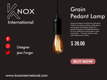 Grain Lamp by knox international