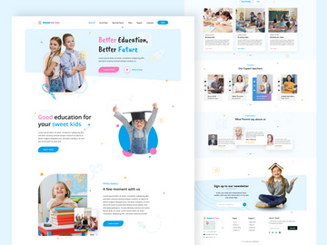 Kids Learning Website Theme
