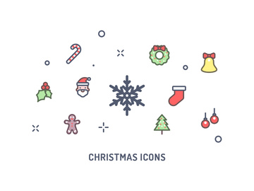 Christmas Holiday Icons