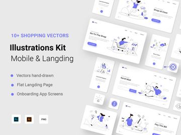 Shopping Illustration Kit