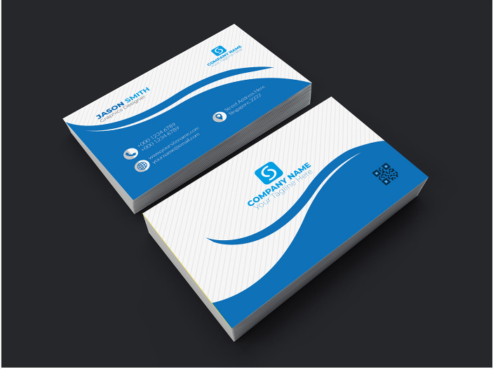 名片设计模拟图(Business Card Design Mockup)插图1