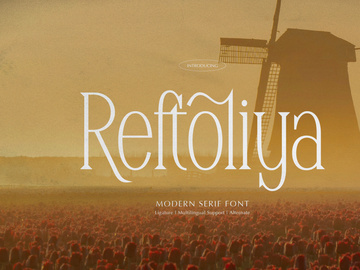 Reftoliya | Modern Serif Font